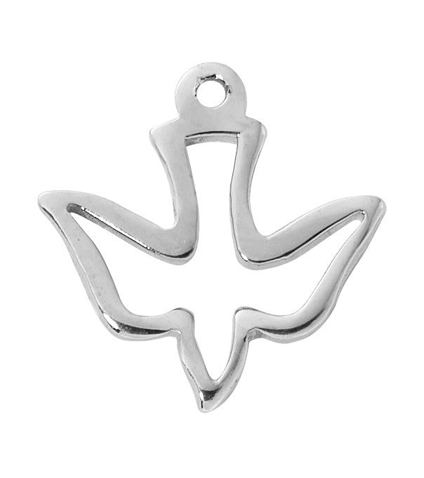 Sterling Silver Cut Out Dove on 16-18" Chain