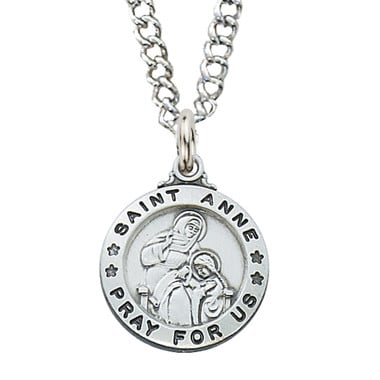 Sterling Silver St. Anne Medal