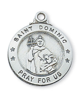 St. Dominic Sterling Silver Medal