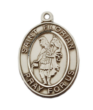 Sterling Silver St. Florian Medal