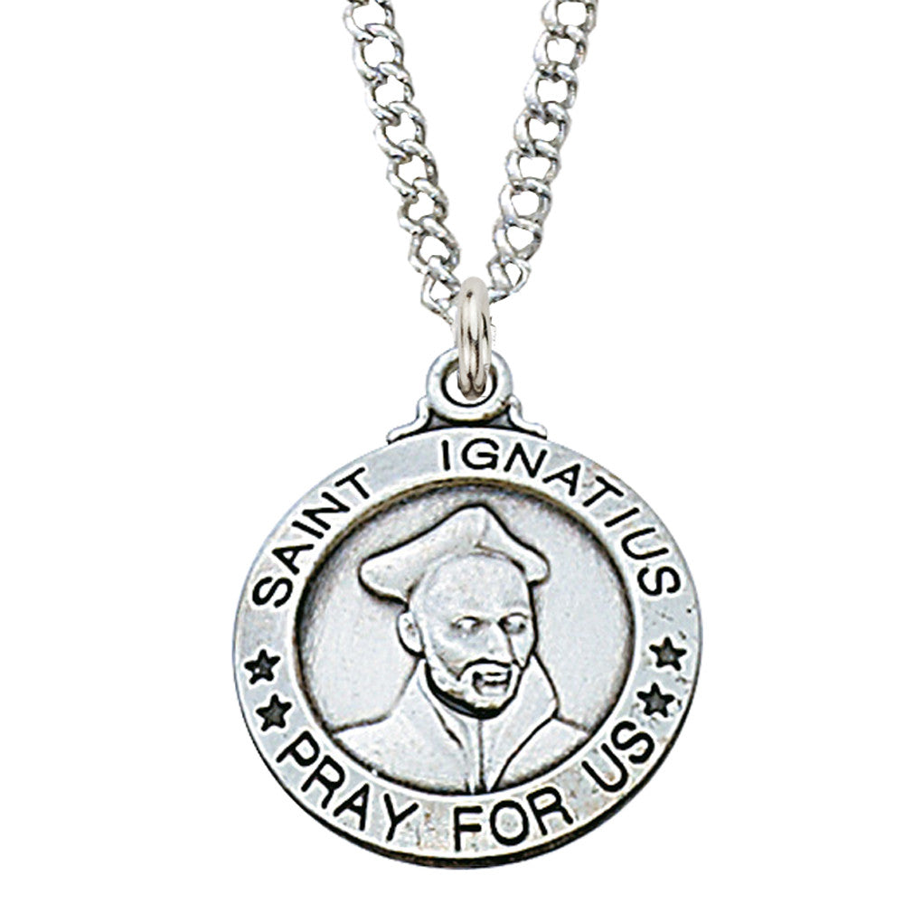 Sterling Silver St. Ignatius Medal