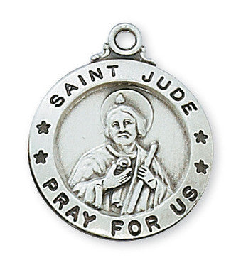 Sterling Silver St. Jude Medal