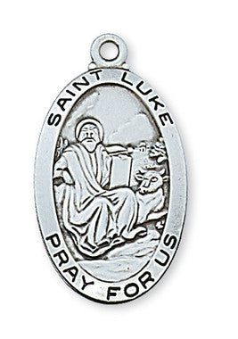 Sterling Silver St. Luke Medal