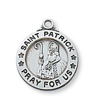 Sterling Silver St. Patrick Medal