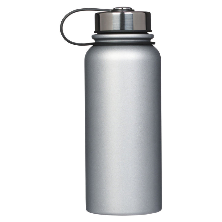 Things Are Possible Silver Stainless Steel Water Bottle - Matthew 19:26