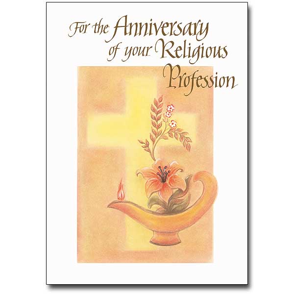 Religious Profession Anniversary Card