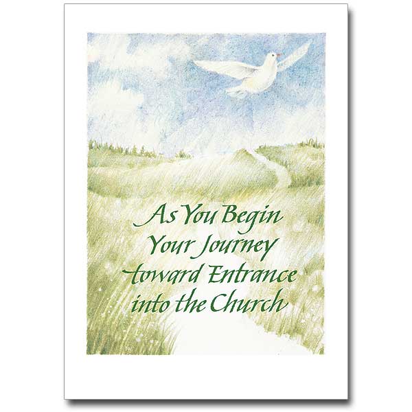 As you Being Your Journey RCIA Encouragement Card