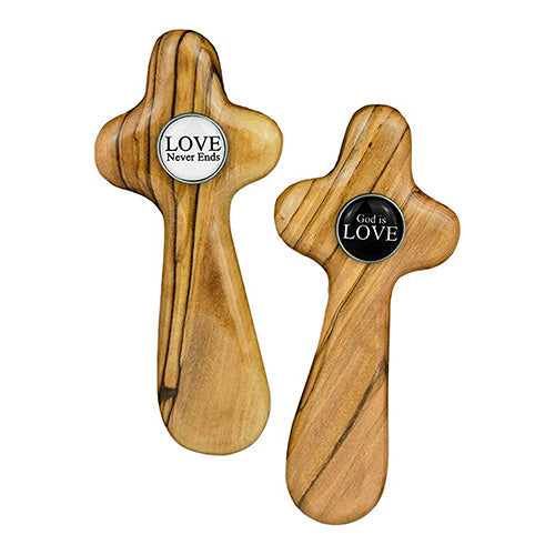 Wedding Bride And Groom Comfort Crosses In Gift Box