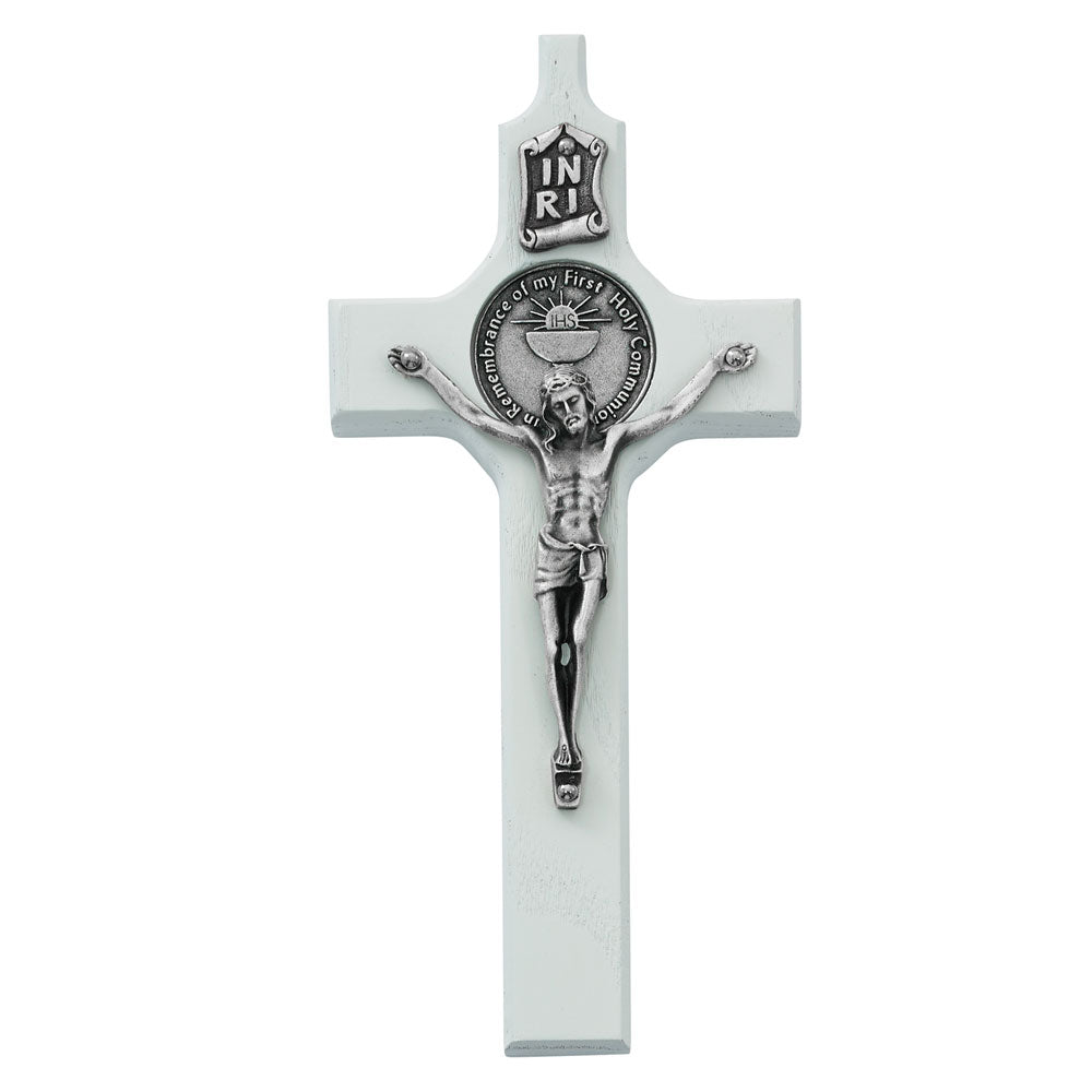 6.25" White Wood 1st Communion Cross