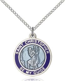 St. Christopher Sterling Silver Pendant