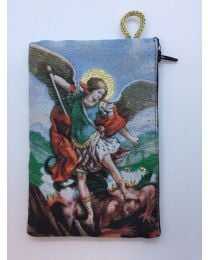 St. Michael Kilim Rosary Bag