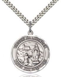 Virgen de Lourdes Medal
