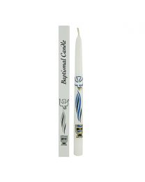 10" Baptismal Taper Candle