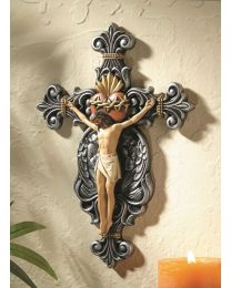 10" Sacred Heart Crucifix
