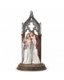 11.5" Holy Family with Arch Nativity Figurine