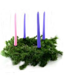 12" Evergreen Advent Wreath