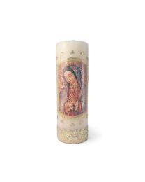 12" Our Lady of Guadalupe Cirios Candle
