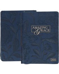 2024 Amazing Grace Navy 12 Month Planner