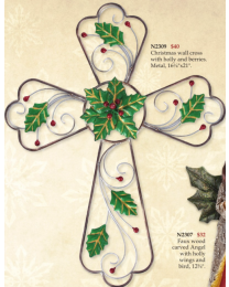 21" Christmas Wall Cross