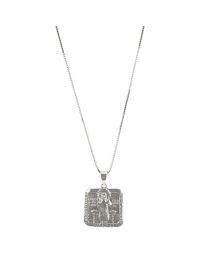 22" Sterling Silver Benedict Pendant Necklace
