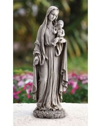23" Madonna and Child Garden Statue