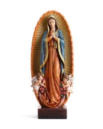 23.5" Our Lady of Guadalupe with Angels