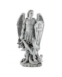 24" Saint Michael The Warrior Statue