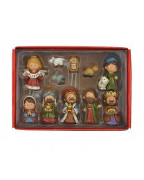 2.5" Children's Nativity Set 