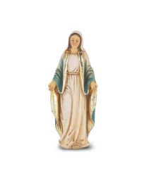 4" Cold Cast Resin Hand Painted Statue of Our Lady of Grace