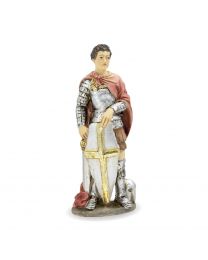 4" Cold Cast Resin Hand Painted Statue of Saint George in a Deluxe Window Box