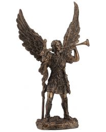 4" St. Gabriel - Bronze Style Statue 