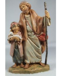 5" Papa and Misham with Lamb Figurine