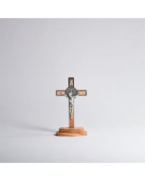5.5" St. Benedict Crucifix on Base