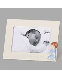 6" New Baby Boy Picture Frame