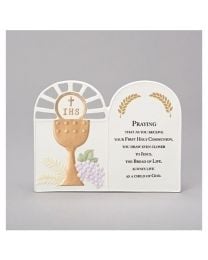 6.75" First Communion Arched Wall Plaque