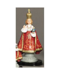 8" Infant of Prague with Wooden Base