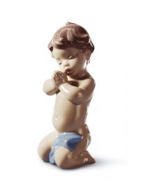 5" A Child's Prayer - Porcelain Statue 