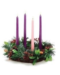 Advent Pine and Fruit Wreath