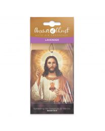Air Freshener Sacred Heart Of Jesus And Immaculate Heart Of Mary - Lavender