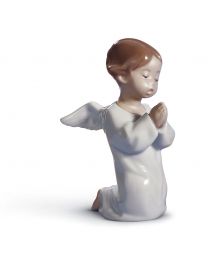 5" Angel Praying - Porcelain Statue 