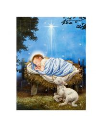 Baby Jesus with Lamb Advent Calendar