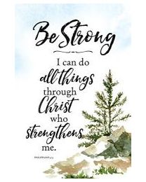 Be Strong - Plaque