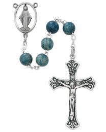 Blue Wood Rosary