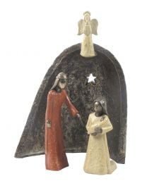 13" Nativity - Bronze Style Statue 