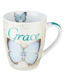 Butterfly Grace, Ephesians 2:8  - Mug 