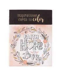 Faith Hope Love - Cards to Color