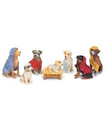 Dog Nativity Figurine Set