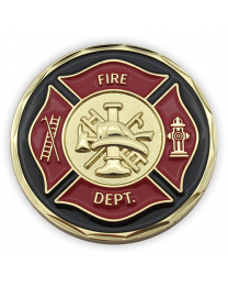 Firefighter Appreciation Gold Plated Challenge Coin