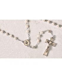 First Communion Pearl Rosary