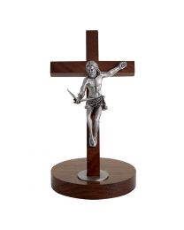 Gifts of The Spirit Walnut Crucifix Stand